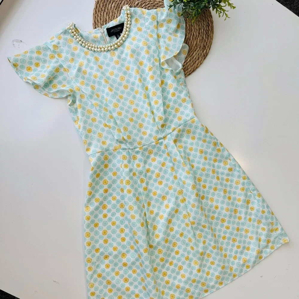 Jason Wu for Target Pastel Pearl Collar Medallion‎ Dress Size 6